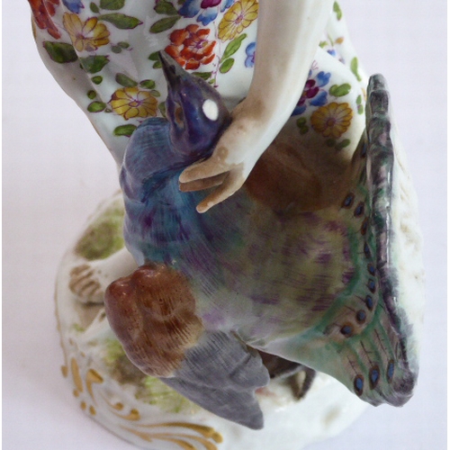 3 - A set of four well-modelled hand-decorated 19th century porcelain figures allegorical of the Seasons... 