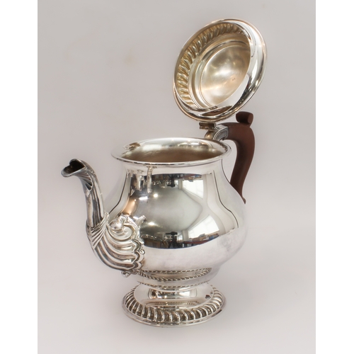 74 - A fine quality Barker & Ellis four-piece silver-plated tea and coffee service in 18th century style ... 