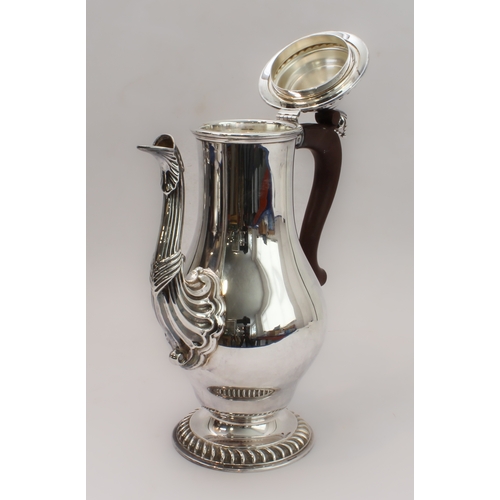 74 - A fine quality Barker & Ellis four-piece silver-plated tea and coffee service in 18th century style ... 