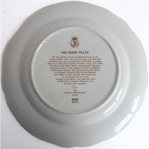 5 - A good selection of ceramics to include: 
 The Derby bicentenary plate (limited edition Spode);
 Roy... 