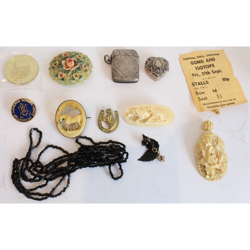 163 - A mid-19th century rosewood work-box and its contents to include:
 a 19th century hallmarked silver ... 