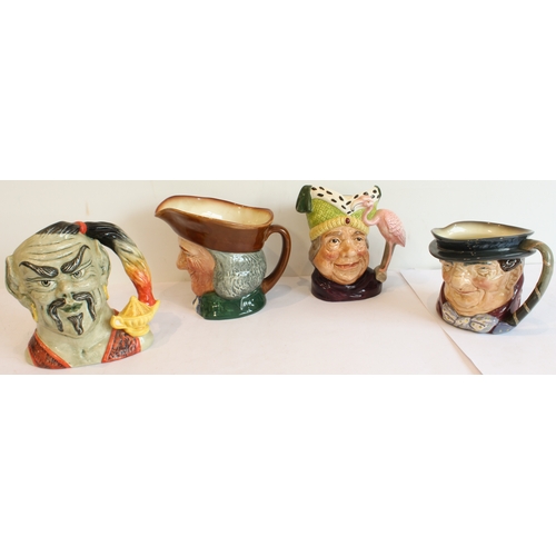 35 - Ten Royal Doulton character jugs:
 The Vicar of Bray;
 Ugly Duchess (D 6599);
 Tony Weller;
 The For... 