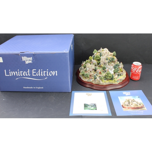 185 - An extremely large (approximately 30 cm wide) limited edition (0163/3000) Lilliput Lane model, 'Coni... 