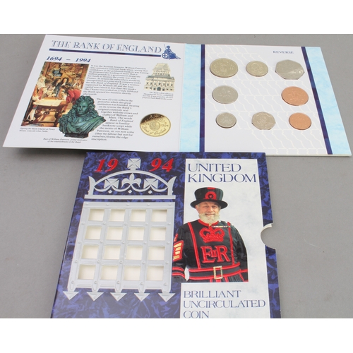 136 - Nine Royal Mint commemorative coins, coin sets and crowns: 
 3 x £5 coins (2003 Coronation Jubilee, ... 