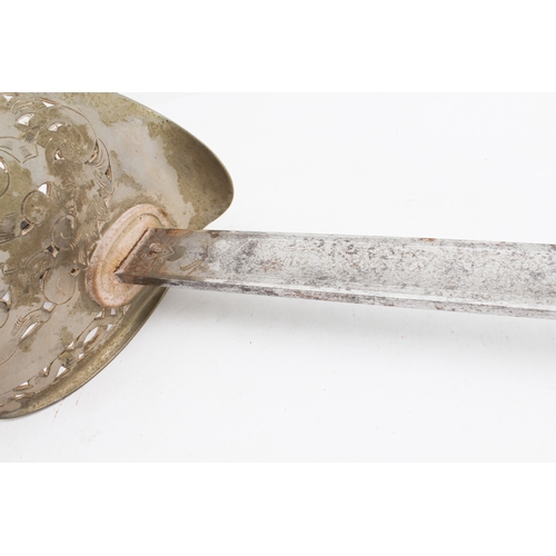 132 - A George V 1897 Pattern infantry officer's sword and leather scabbard by S. & J. Kitchin (Sheffield)... 