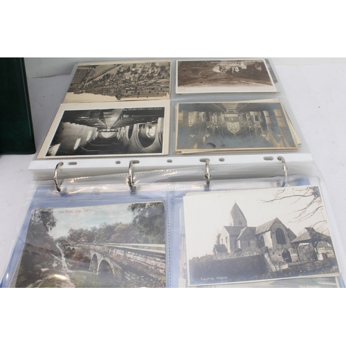 172 - 488 mostly early 20th century postcards in two albums and to include celebrities and topographical