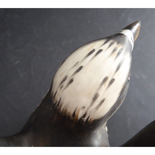 17A - A hand-decorated Spode Fine Bone China model of an open-winged Osprey (Pandion Haliaetus), printed m... 