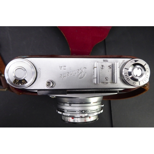 29A - A mixed to include ceramics, brassware and two cameras:
 a Wedgwood 'Santa Clara' and a Wedgwood 'Fl... 