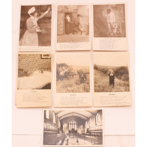 155 - Albums, hardback books, scrapbooks, prints and folios to include:
 three scrapbooks of greetings car... 