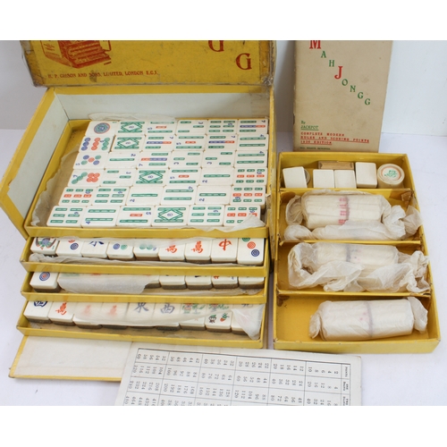 157 - Three 20th century games:
1. a 1930s Monopoly set (PAT. APP. For No. 3796-36).
2. an early to mid 20... 