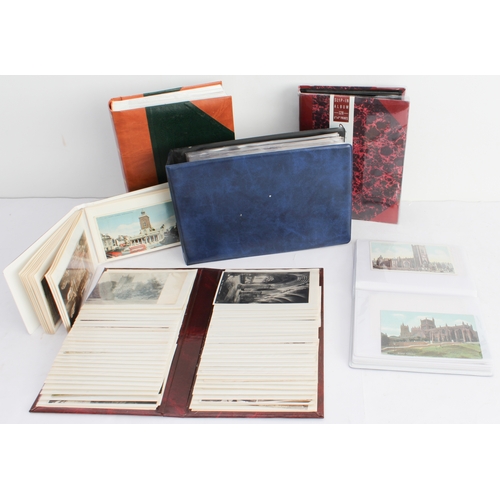 175 - 659 postcards in six albums and comprising 157 churches; 199 transport 208 Wales and 95 London.