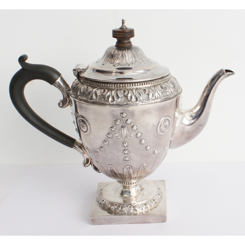 167 - A fine hallmarked silver three-piece bachelor's tea service comprising teapot, sugar and milk jug. E... 