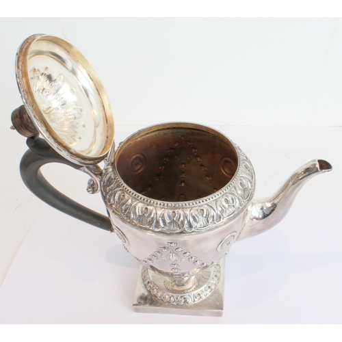 167 - A fine hallmarked silver three-piece bachelor's tea service comprising teapot, sugar and milk jug. E... 