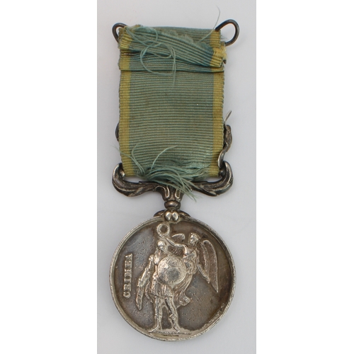 660 - An unnamed Crimea Medal with Sebastopol clasp