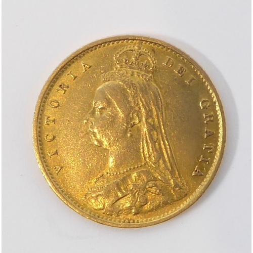 662 - An 1887 Victoria half sovereign