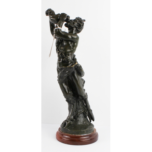 83 - After Claude Michael Clodion (French 1738-1814) - a late 19th / early 20th century patinated bronze ... 