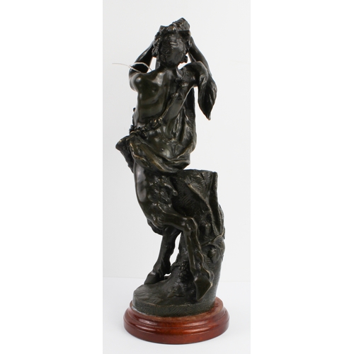 83 - After Claude Michael Clodion (French 1738-1814) - a late 19th / early 20th century patinated bronze ... 