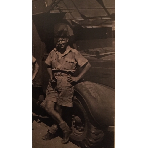 668 - A rare World War II Giovanni Fascisti (136th Armoured Division) pennant captured by Frederick Ralph ... 