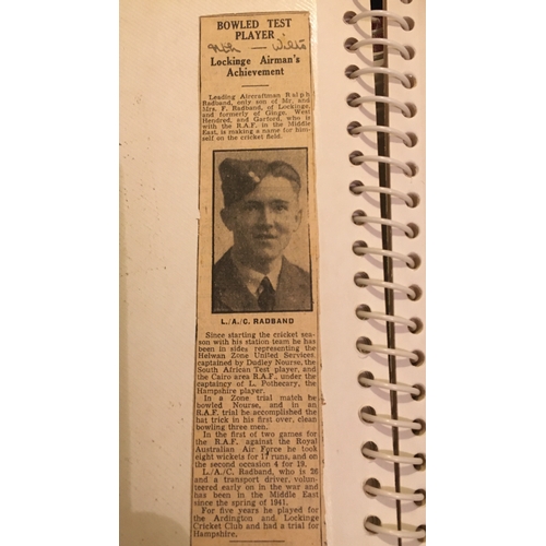 668 - A rare World War II Giovanni Fascisti (136th Armoured Division) pennant captured by Frederick Ralph ... 