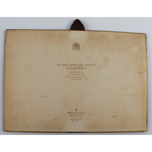 138 - A group of five collectables: 
 1. a photographic print of George V by Raphael Tuck & Sons. Ltd;
 2.... 