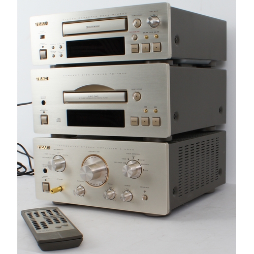 A TEAC H500 Series mini component hi-fi stereo stacking system