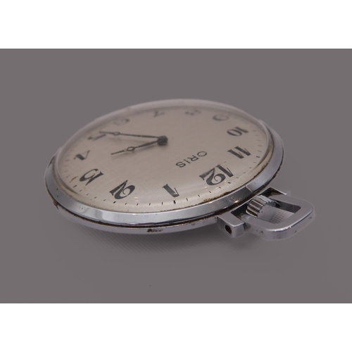 254 - An Oris pocket watch, in working order