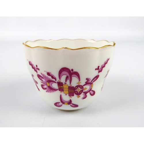 28 - Two Meissen style coffee or demi-tasse cups