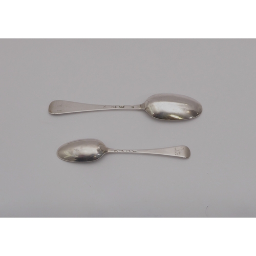 97 - A George I Britannia standard silver rat tail table spoon - London 1716, maker's mark indistinct, 20... 