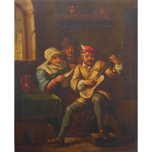 360 - Dutch School (19th century)
 Figures in tavern interiors
 Two oils on metal panels, unsigned, unfram... 