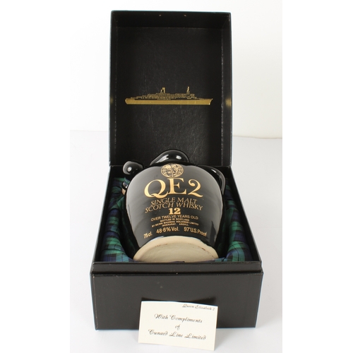 385 - A bottle of QE2 single malt Scotch whisky - 12 years old, 48.6% vol., 75cl, in the original fitted b... 