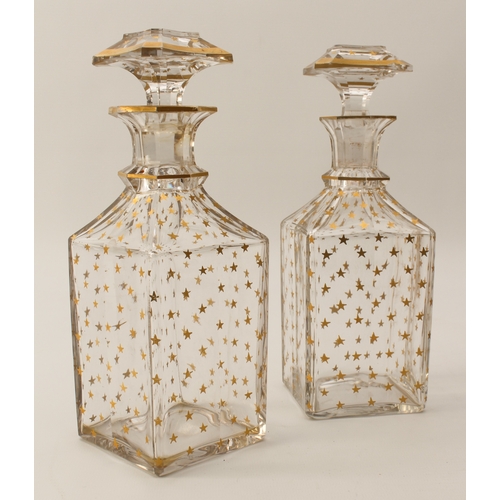 608 - An early 19th century French Boulle-style cave à liqueur or travelling decanter set - the serpentine... 