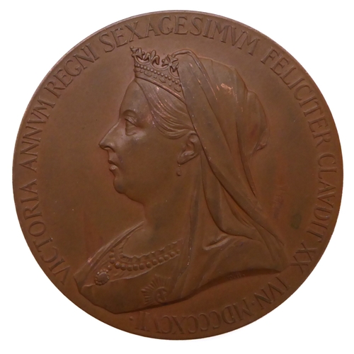 624 - A Queen Victoria commemorative medallion