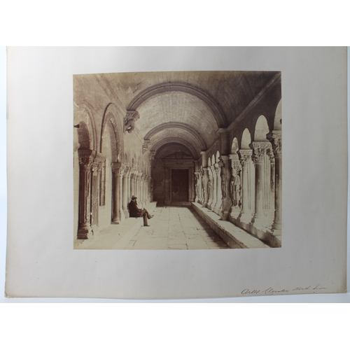 627 - Early photography: a fine collection of 19th century albumen prints of churches and cathedrals conta... 