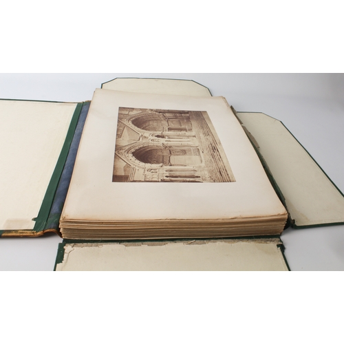 627 - Early photography: a fine collection of 19th century albumen prints of churches and cathedrals conta... 