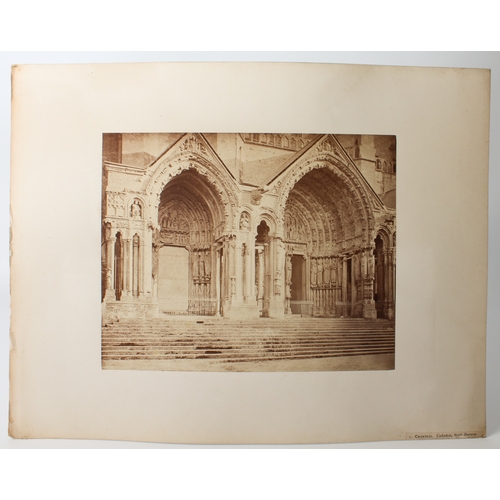 627 - Early photography: a fine collection of 19th century albumen prints of churches and cathedrals conta... 