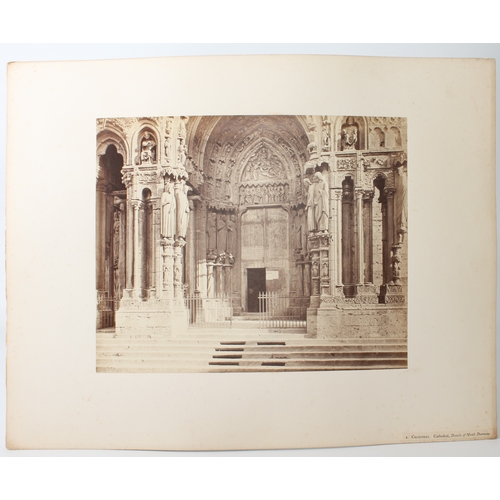 627 - Early photography: a fine collection of 19th century albumen prints of churches and cathedrals conta... 