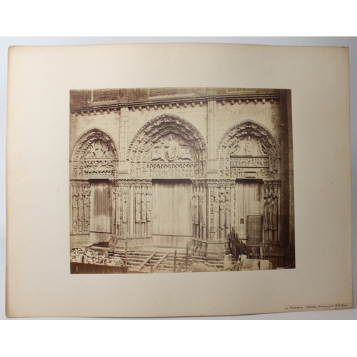 627 - Early photography: a fine collection of 19th century albumen prints of churches and cathedrals conta... 