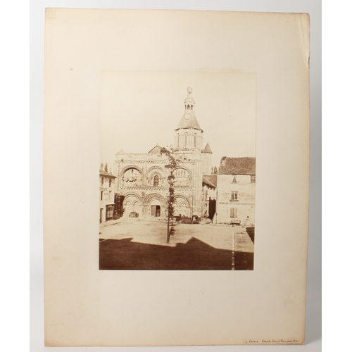 627 - Early photography: a fine collection of 19th century albumen prints of churches and cathedrals conta... 