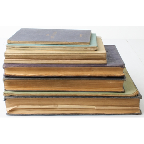 705 - Nine WW2 Royal Navy manuals from the library of Sub-Lt. John Wilson Dunsire RNVR (1913-1996): 
 Gunn... 