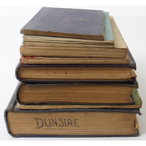 705 - Nine WW2 Royal Navy manuals from the library of Sub-Lt. John Wilson Dunsire RNVR (1913-1996): 
 Gunn... 