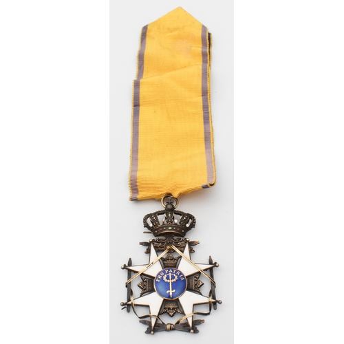 686 - Medals relating to the Carden family: 

1. The Royal Order of the Sword of Sweden (Kungliga Svärdsor... 