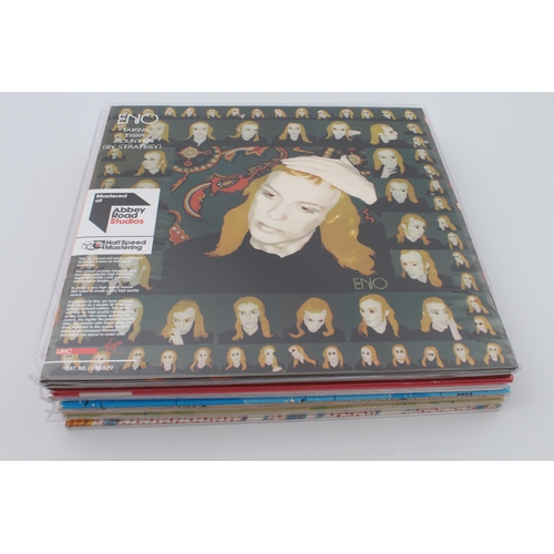 706 - Eight Brian Eno Limited Edition and Half Speed Mastering vinyl albums including certificates, albums... 