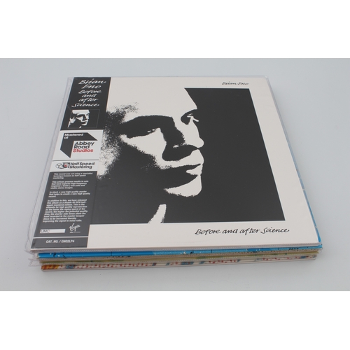 706 - Eight Brian Eno Limited Edition and Half Speed Mastering vinyl albums including certificates, albums... 