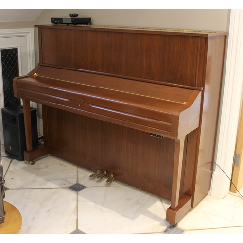 711 - A Yamaha Disklavier E3 walnut cased electronic upright piano - with soft-close keyboard lid, Disklav... 