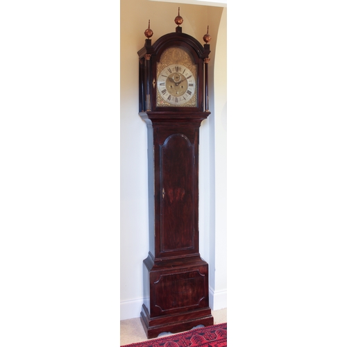 263 - A good 18th century mahogany longcase clock by John Wise of London - the eight day, bell strike move... 