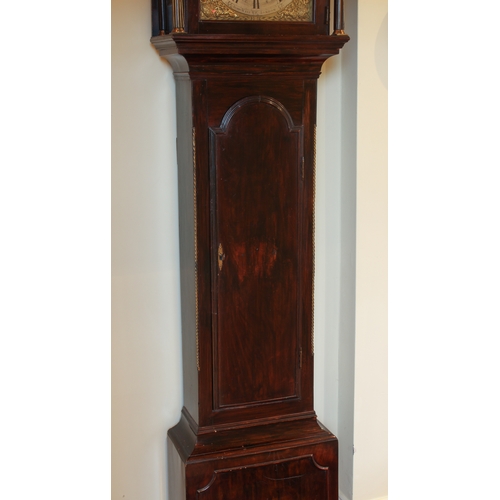 263 - A good 18th century mahogany longcase clock by John Wise of London - the eight day, bell strike move... 