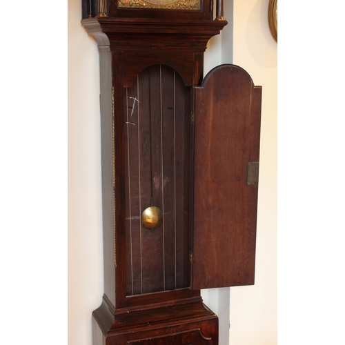 263 - A good 18th century mahogany longcase clock by John Wise of London - the eight day, bell strike move... 