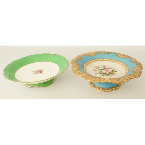 26 - A collection of 19th and early 20th century cabinet plates - including examples by Coalport, mostly ... 