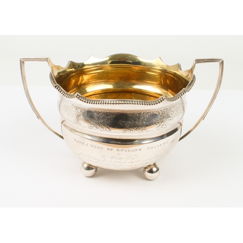 116 - An early 19th century Scottish silver agricultural show trophy - George McHattie, Edinburgh 1807, of... 