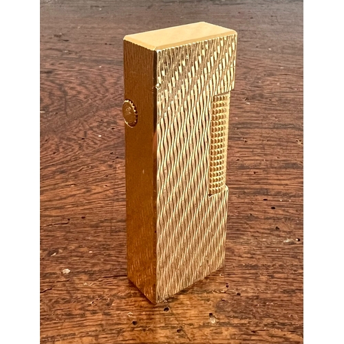 739 - A collection of vintage cigarette lighters - including a 1920s Dunhill plated brass Unique lighter; ... 